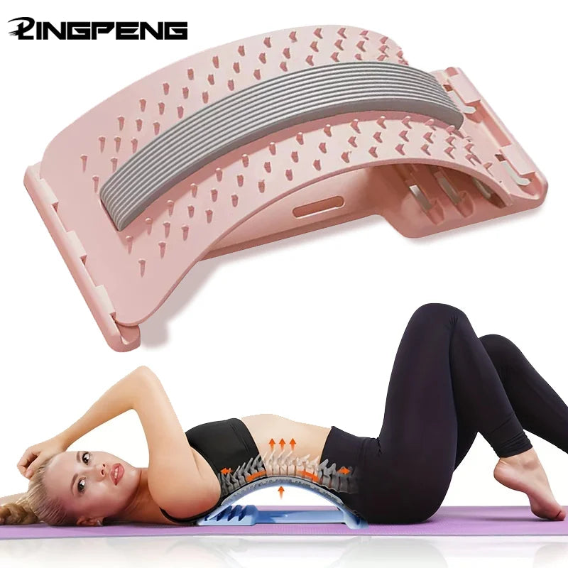 Lumbar Stretching Massager – Spine Correction & Back Relief