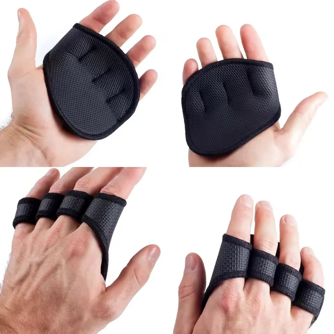 Half-Finger Gym Gloves – Palm Protector for Weightlifting