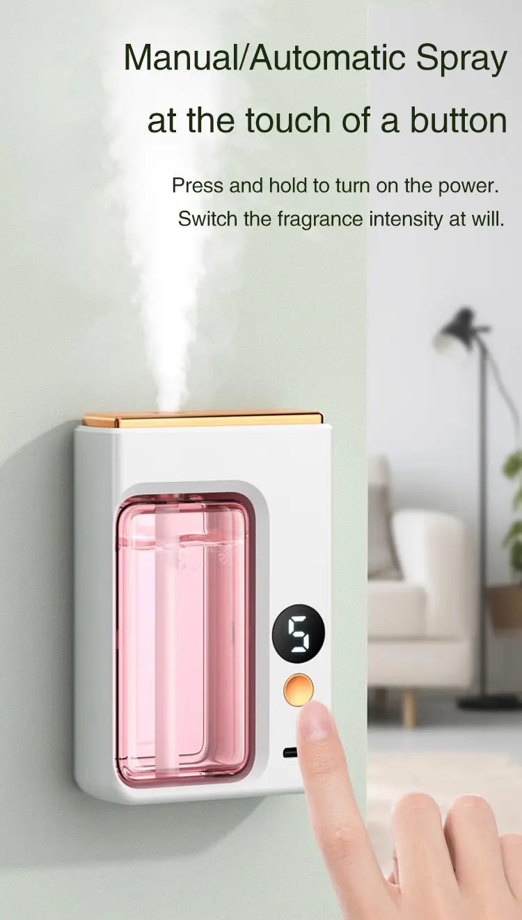 Automatic Car Aroma Diffuser with Display
