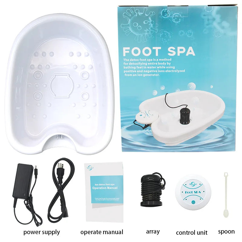 Ionic Detox Foot Bath – Electric Spa & Deep Tissue Massager