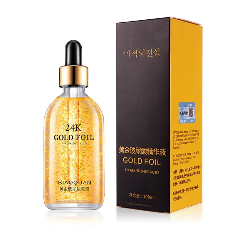 24K Gold Hyaluronic Serum – Anti-Aging & Lifting – 100ml