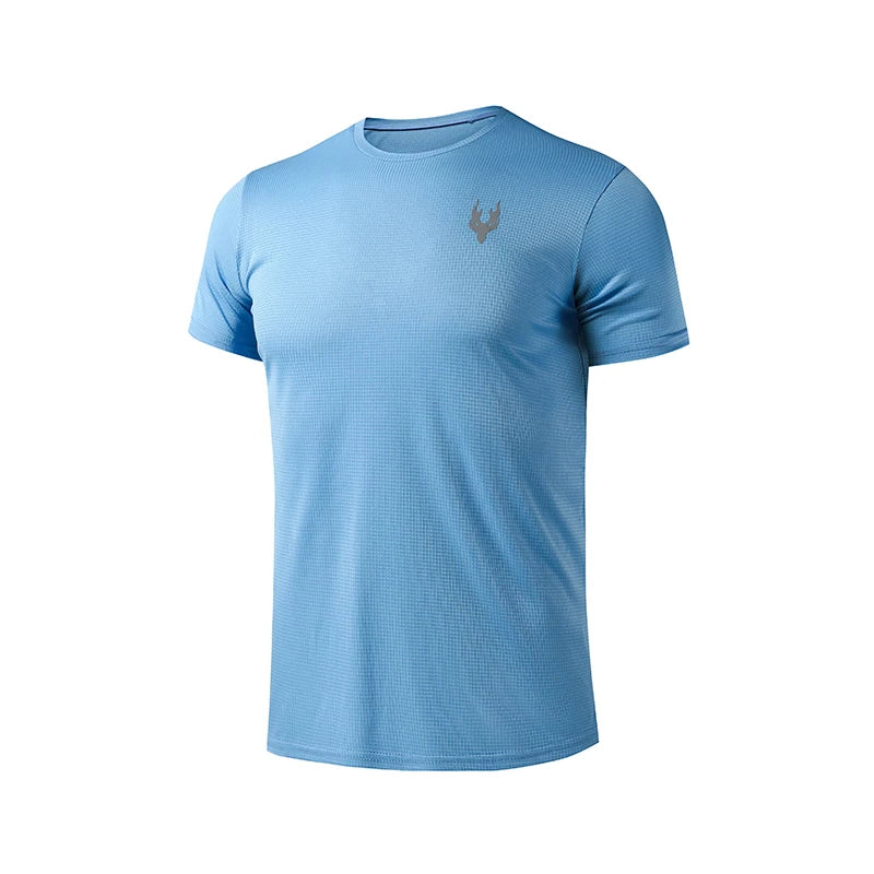 Men’s Quick-Dry Running T-Shirt – Summer Sports & Gym Tee