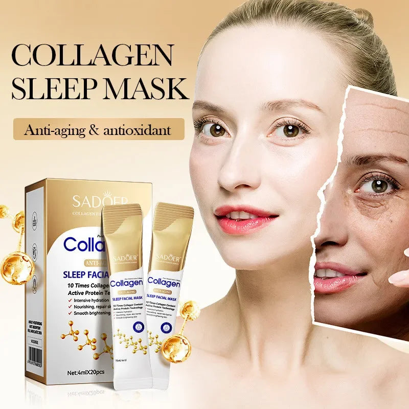 SADOER Collagen Sleeping Face Mask – 30pcs