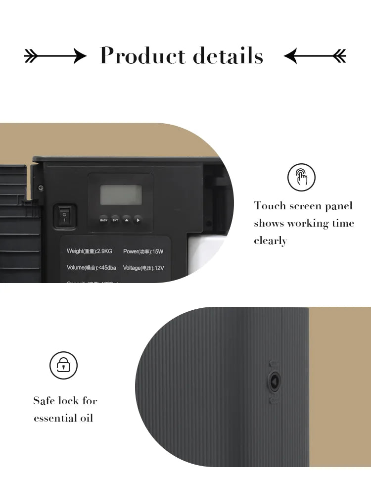 NAMSTE 4000m³ Smart Fragrance Diffuser – HVAC & Home Use