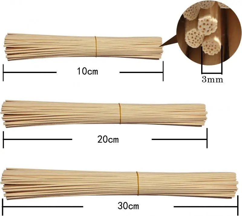 Reed Diffuser Replacement Sticks – Thick Rattan Aromatherapy Refill