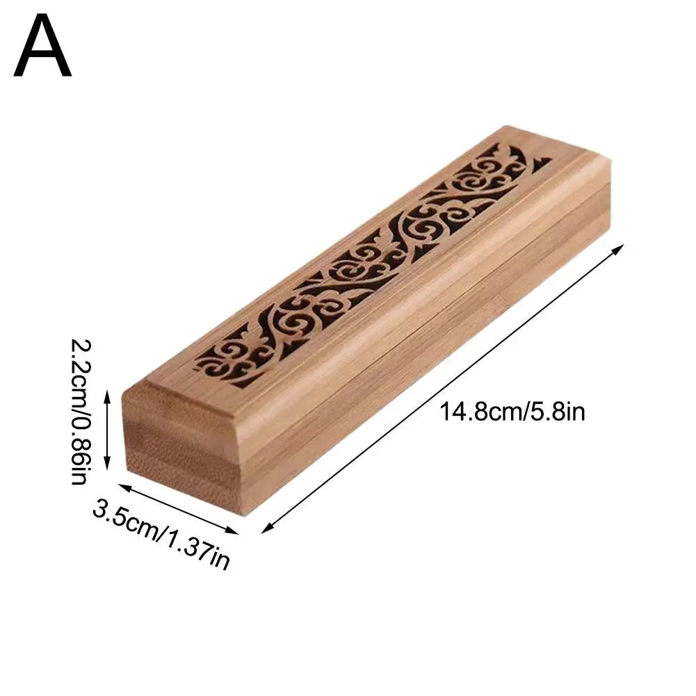 Bamboo Incense Holder – Anti-Ash Japanese Style