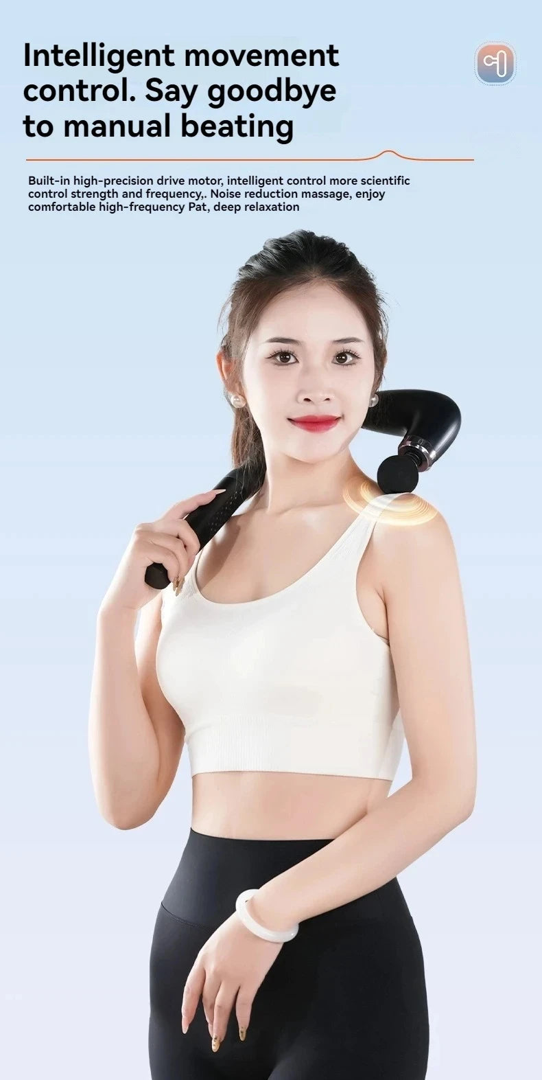 Smart Electric Massage Gun – Handheld Body Massager