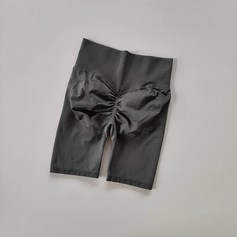 Women’s High-Waist Yoga Shorts – Tummy Control & Hip Lift