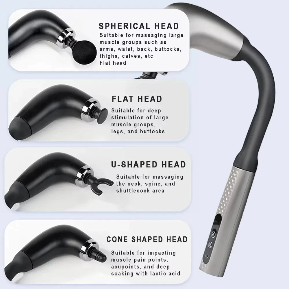 Smart Electric Massage Gun – Handheld Body Massager